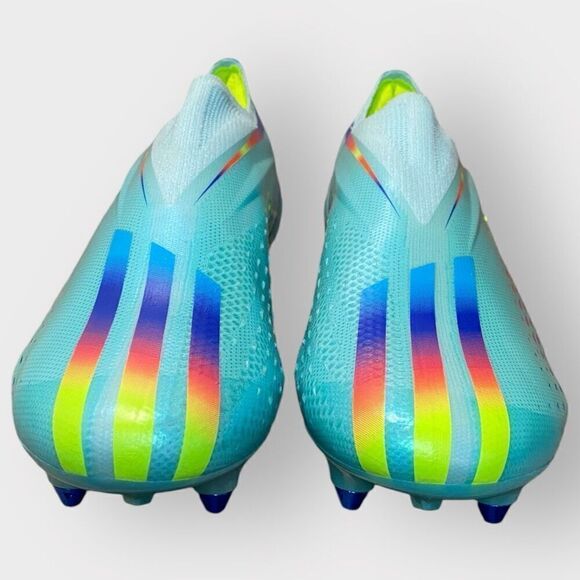 Adidas X Speed Portal + Elite SG Clear Aqua Soccer Cleats GW8420 Mens 11.5 New - Picture 3 of 12